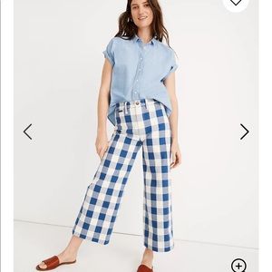 Madewell Emmett Wide-Leg Crop Pants